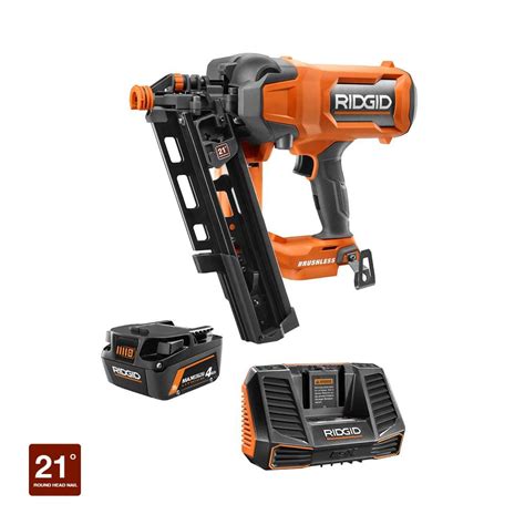 ridgid nail gun battery